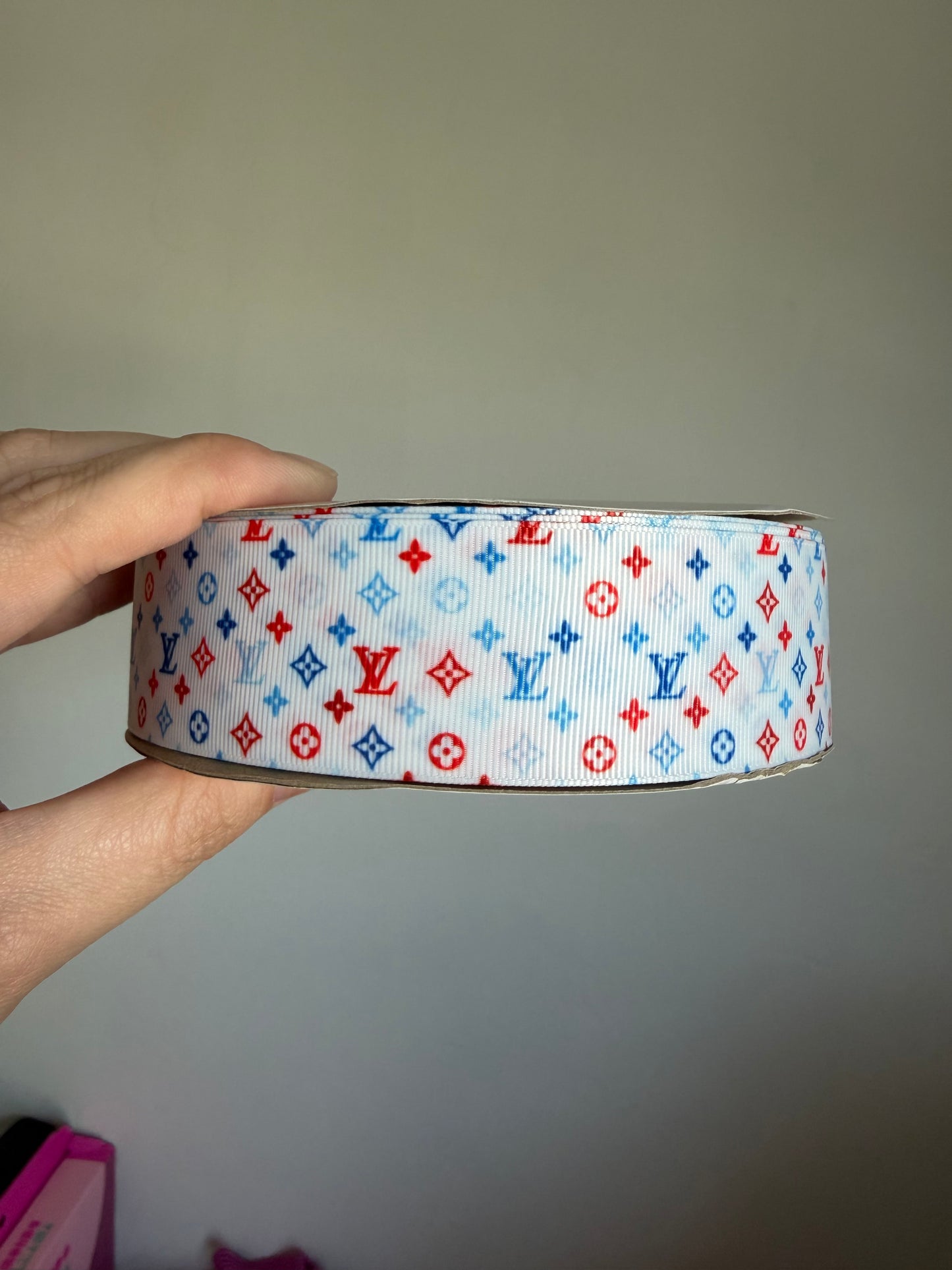 1.5” Grosgrain RWBoujee Ribbon (by the yard)