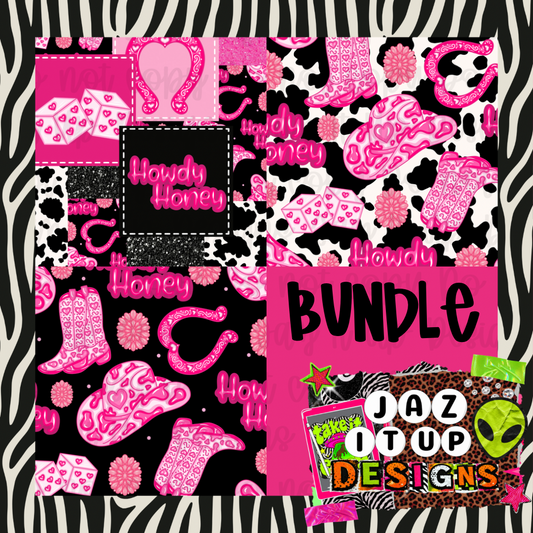 *Digital* 300DPI Seamless Howdy Honey