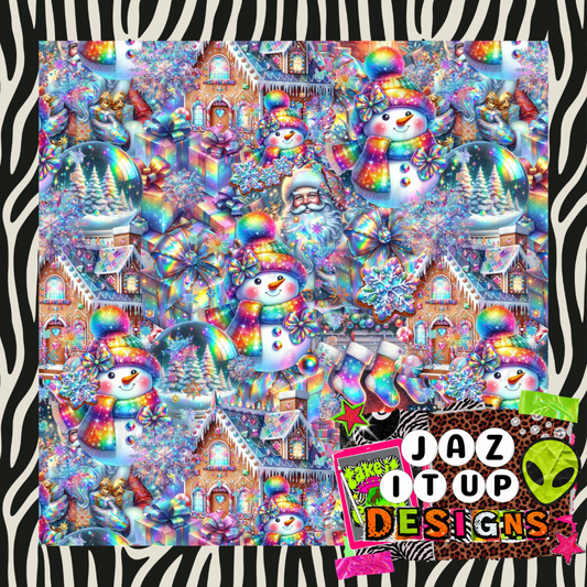 *Digital* 300DPI Seamless Holo Wonderland