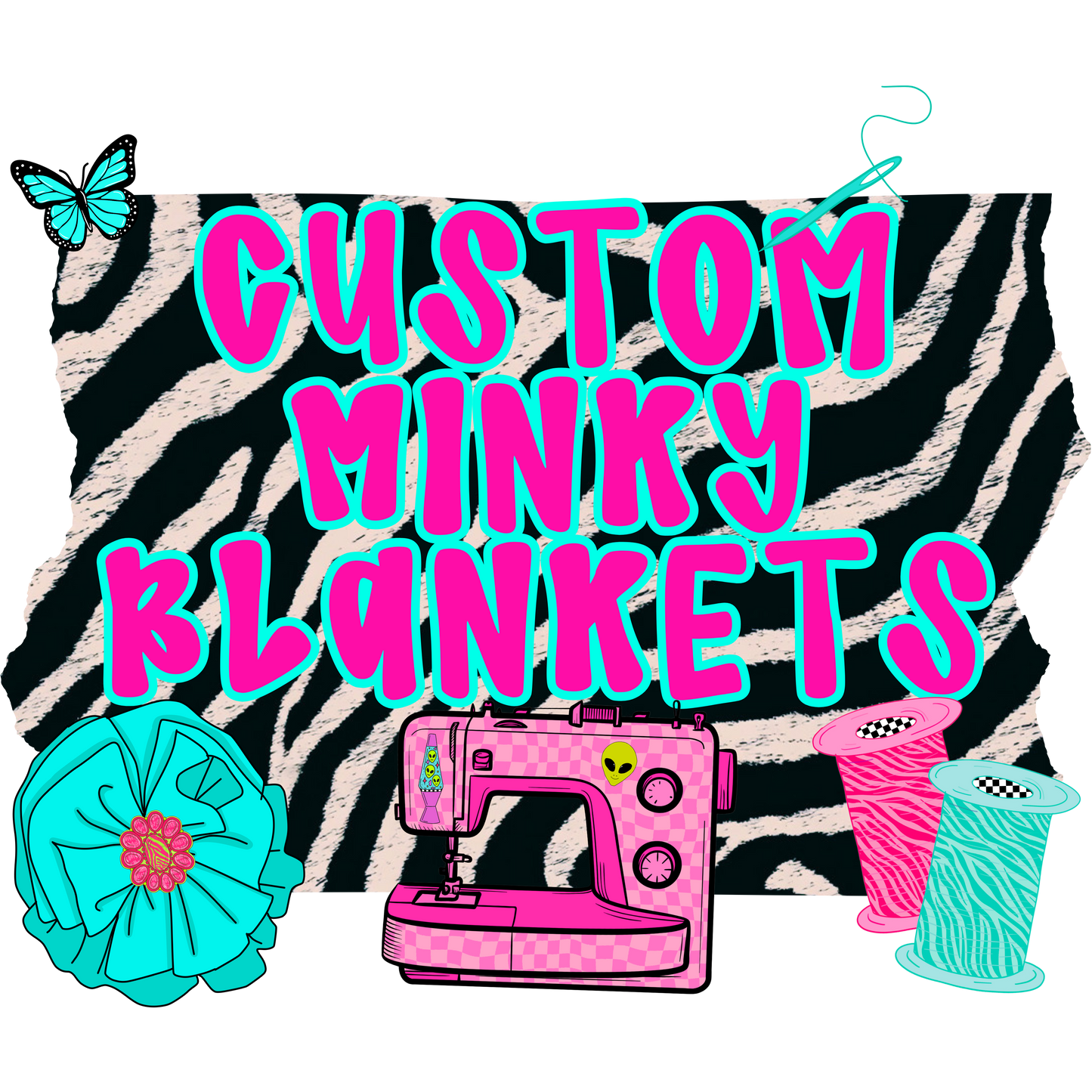 CUSTOM MINKY BLANKETS