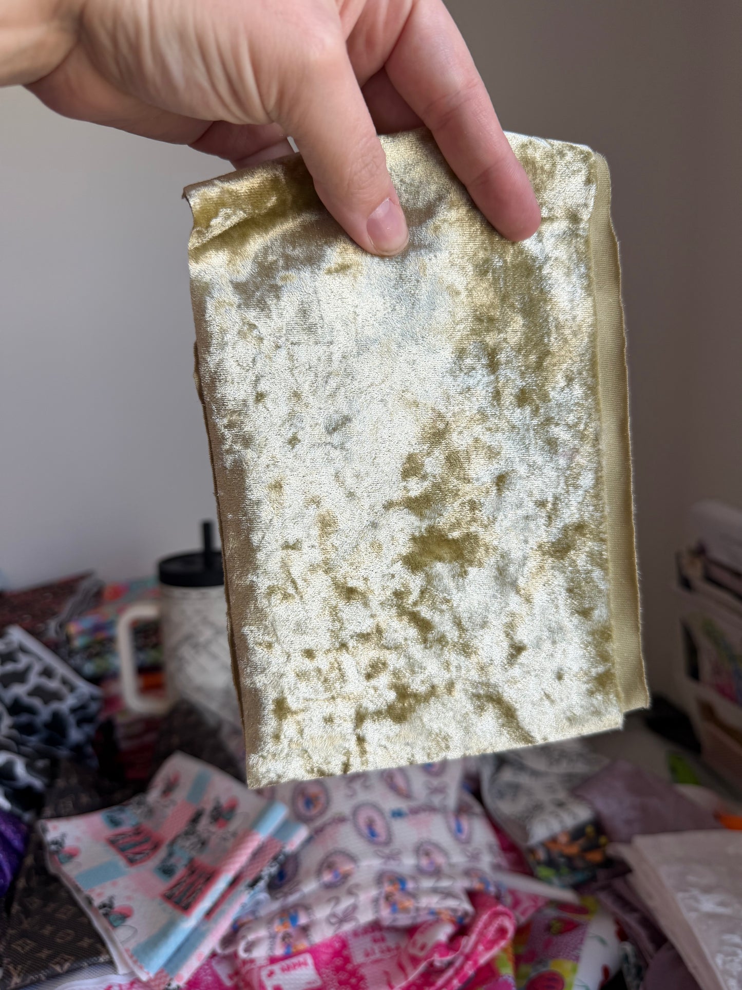 5xWOF Crushed Velvet - Gold