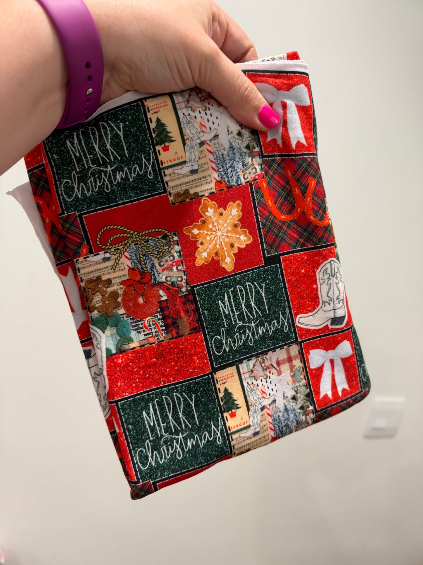 Heavy DBP Western Christmas Patchwork