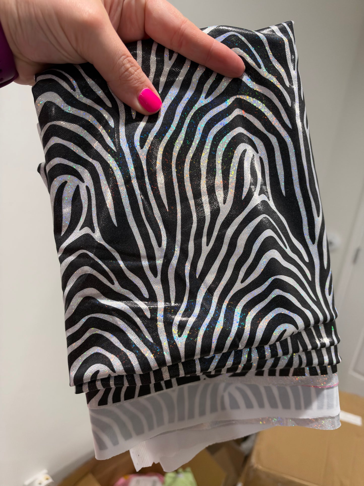 Glit Holo 4 Way Zebra